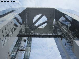 Nice Building next to our Hotel - Osaka