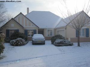 Disneyland Paris sous la neige