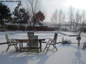 Disneyland Paris sous la neige