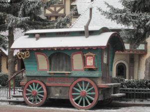 Disneyland Paris sous la neige