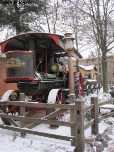 Disneyland Paris sous la neige