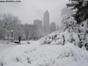 Tempête de neige - New York
