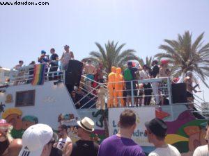 La parade de la Gaypride - Maspalomas - Semaine des Fiertés - Gran Canaria 