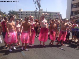 La parade de la Gaypride - Maspalomas - Semaine des Fiertés - Gran Canaria 