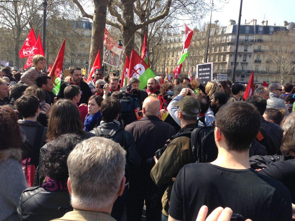 Manif pour l'égalité des droits sur le mariage - Paris