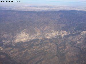 Flying over California - AA270 HNL->LAX (August 2015)