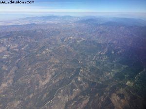 Flying over California - AA270 HNL->LAX (August 2015)