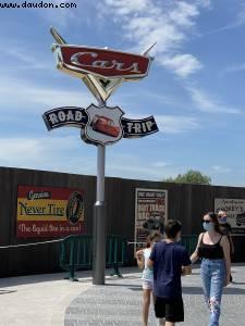 Nouvelle zone avec Cars road Trip - Réouverture après 3eme confinement - Disneyland Paris, France
