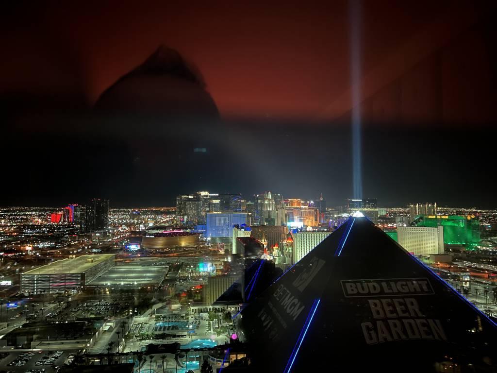 Vue de notre chambre - Hotel Delano - Las Vegas, Nevada