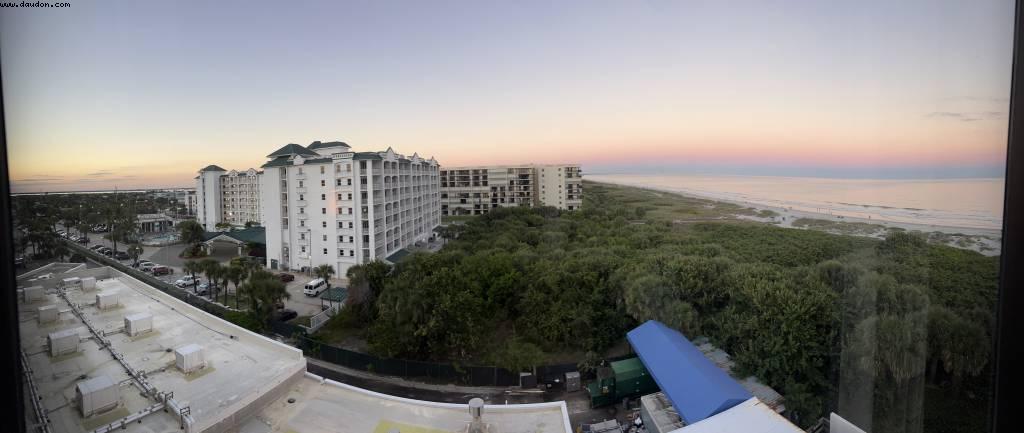 Vue de la chambre - Hilton Hotel - Cocoa Beach, Florida