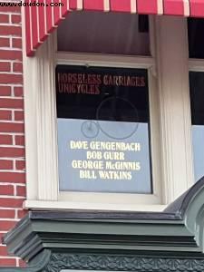 La fenêtre de Bob dans Main Street - Magic Kingdom - Walt Disney World - Orlando, Florida