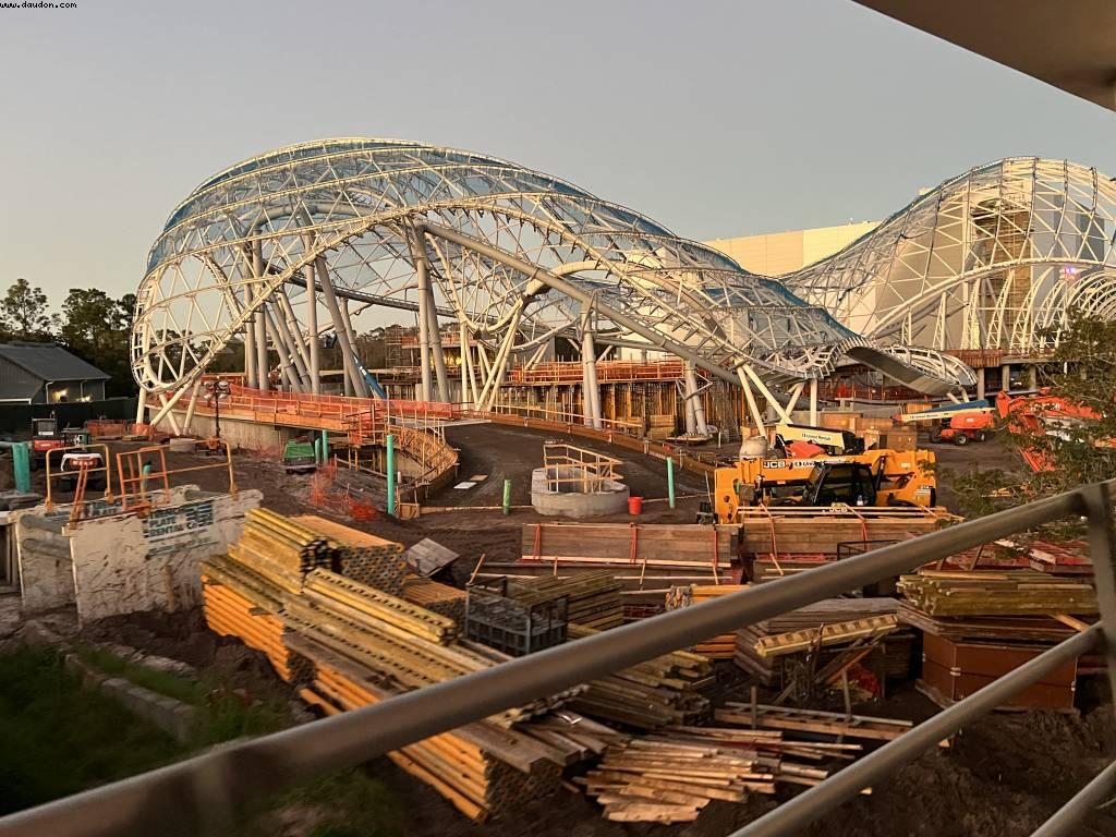 Travaux de construction de Tron - Magic Kingdom - Walt Disney World - Orlando, Florida