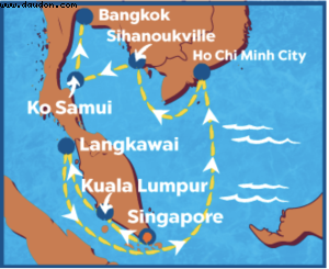 Jewel cruise map