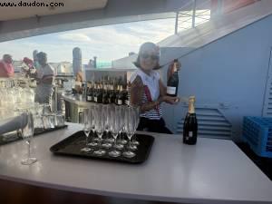 VIP area - Twisted Pink - Virgin Brilliant Lady- Atlantis LA to Mexico cruise